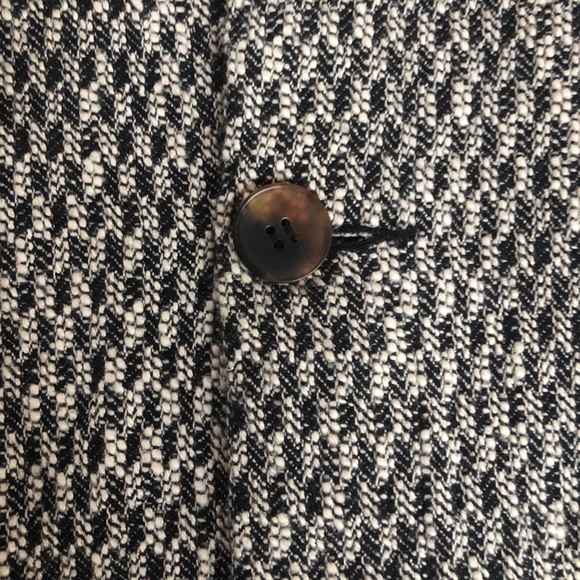 Billy Reid Alister Jacket Button Blk Wht Texture L - Picture 10 of 12